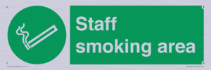 Staff smoking area